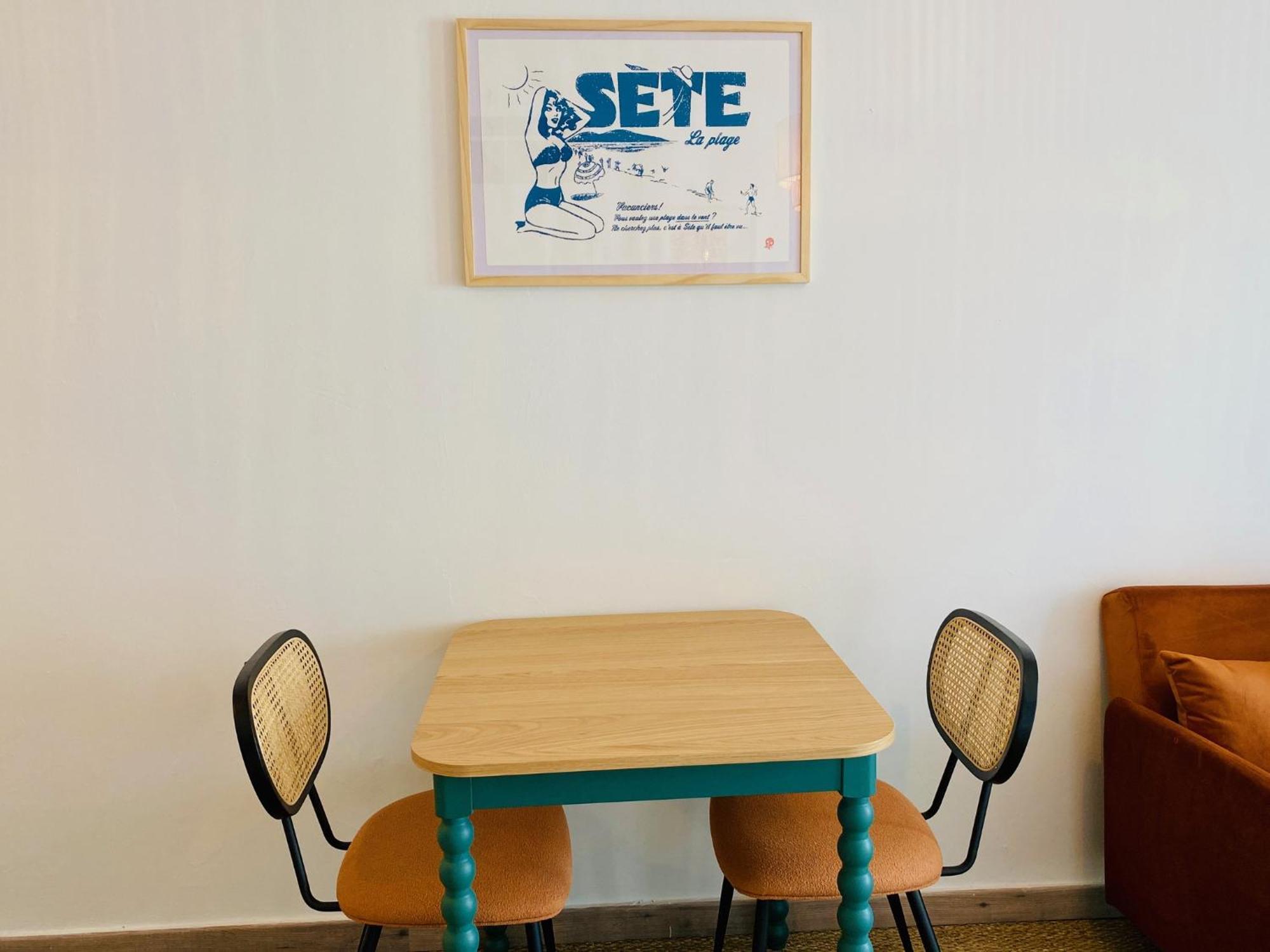 Superbe T2 Cote Gare Parking Clim Wifi Terrasse ! Lägenhet Sète Exteriör bild